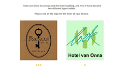 Desktop Screenshot of hotelvanonna.nl
